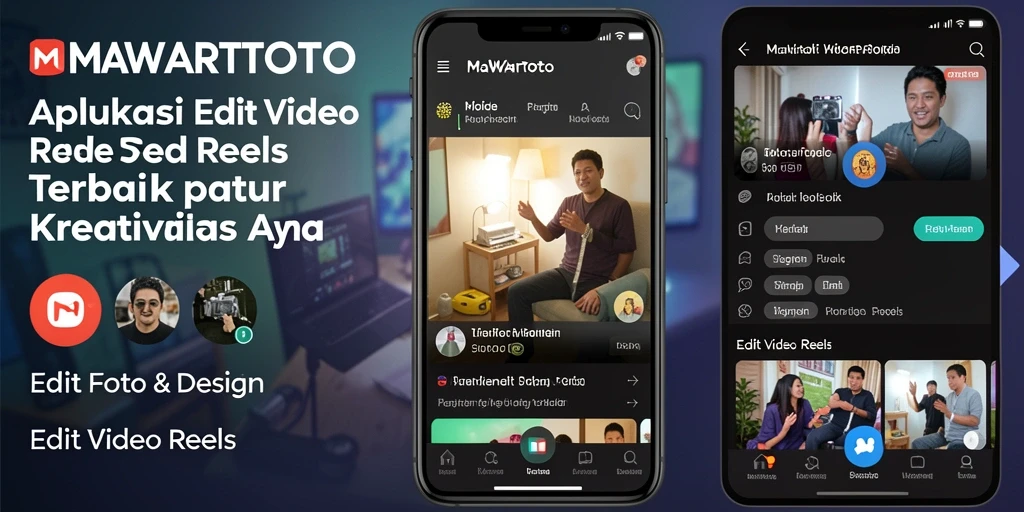 Tampilan antarmuka MAWARTOTO yang user-friendly untuk Edit Video Reels.