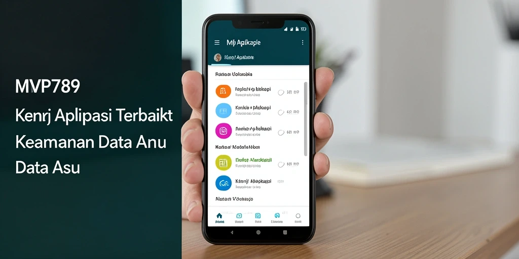 Tampilan antarmuka aplikasi MVP789 yang modern dan fungsional.