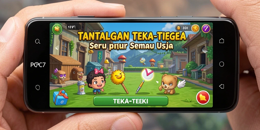Tampilan antarmuka Teka-Teki yang menawan dan intuitif.