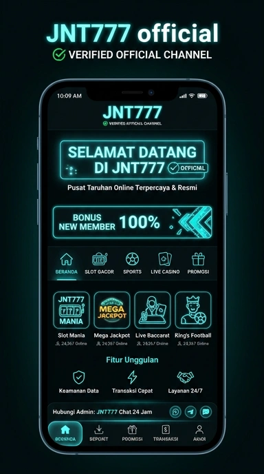 Tampilan kanal resmi jnt777
